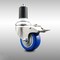 Service Caster 3 Inch 316SS Blue Poly Swivel 1-1/2 Inch Expanding Stem Caster Lock Brake SCC SCC-SS316TTLEX20S314-PPUB-BLUE-112 - alternate 3
